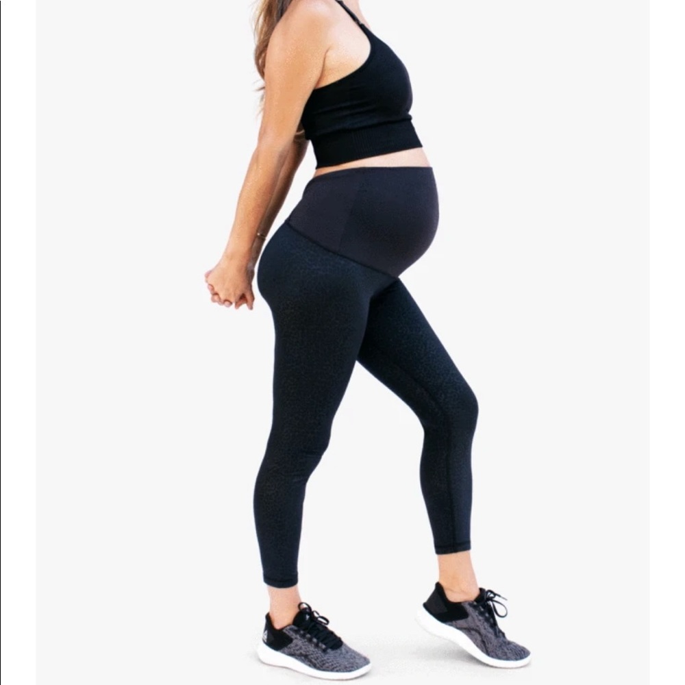 Leopard Print Maternity Workout Leggings NWT